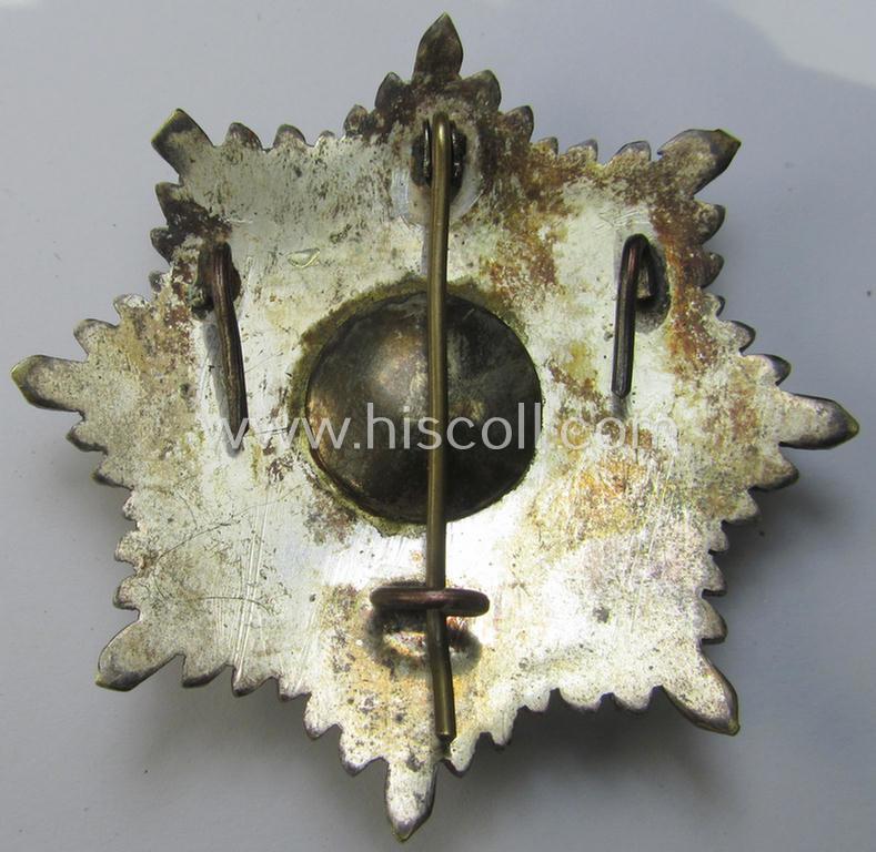 Superb - high-quality and Spanish-issued- ie. Spanish Civil-War-related - commemorative breast-star (ie. 'Bruststern') called: 'Al Merito en Campaña' that comes in a wonderful and hardly used ie. worn, condition