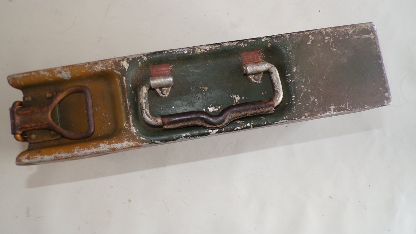 Normandy Camo Slanted-Lid Aluminium MG34 Ammo Box