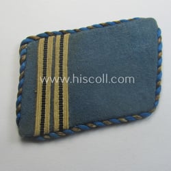 Single, SA (ie. 'Sturmabteilungen') light-blue-coloured rank-collar-patch (ie. 'Kragenspiegel'):...