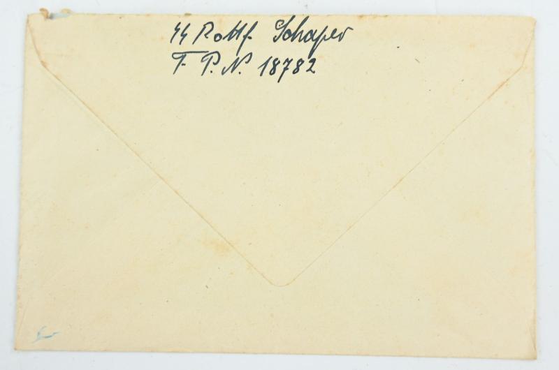 German Waffen-SS TK Fieldpost Letter