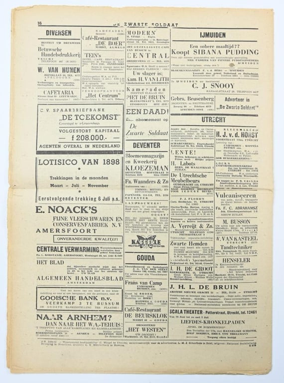 Dutch / Waffen-SS 'Zwarte Soldaat' Newspaper
