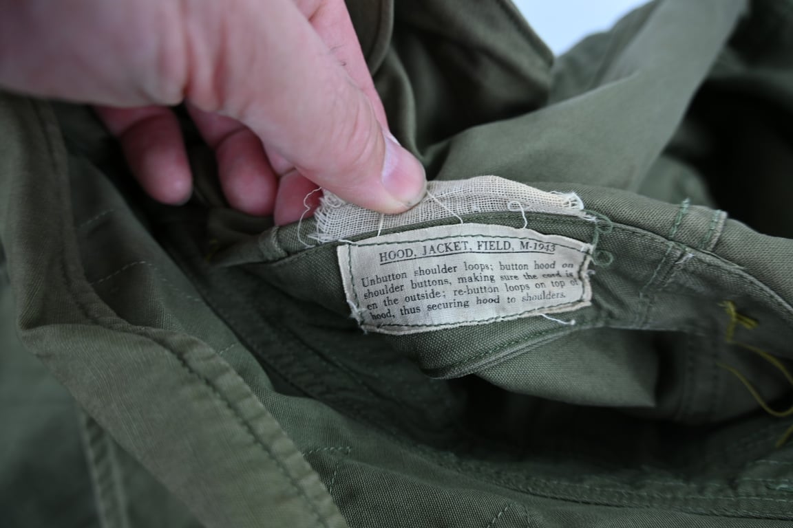US WW2  Cotton Trench Coat w/Wool Liner  94th Infantry Division
