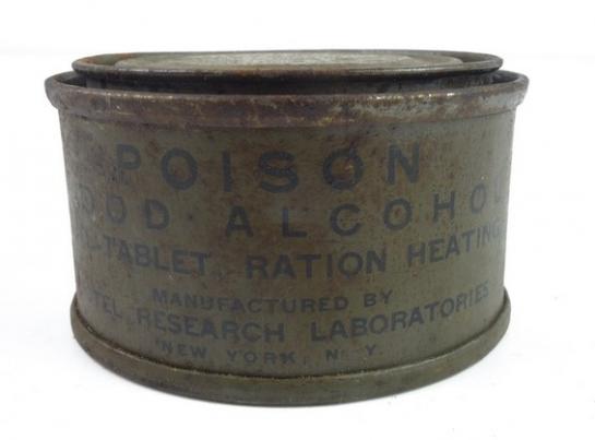 US WW2 Wood Alcohol Ration Heater