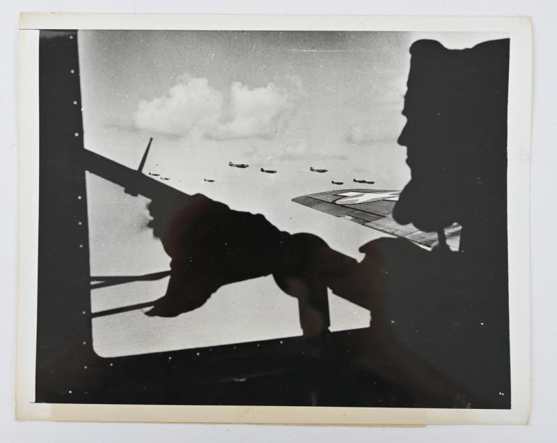 US WW2 Airborne Press Photo Operation Market Garden