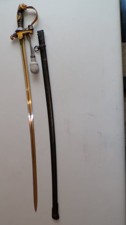 Army Officers Panther head sword by E. Pack & Sohne