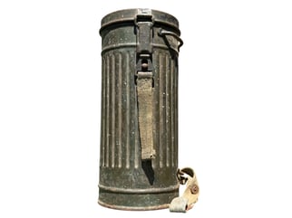 Camouflaged Gasmask Canister