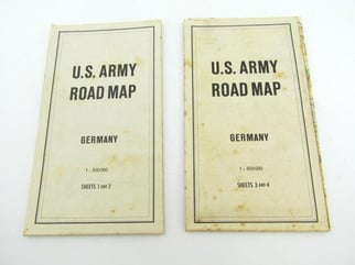 US Army Road Map Germany ( Complete )