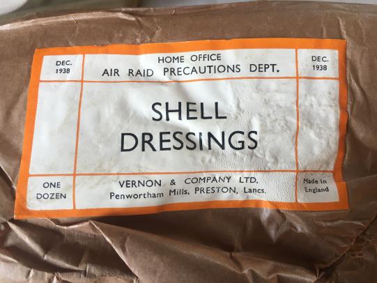 British Medical Webbing Shell Dressing Bag -1942-