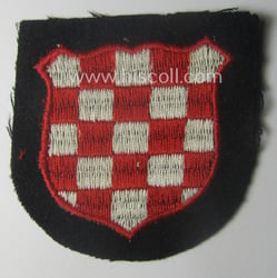 Waffen-SS 'volunteer'-arm-shield: '13. Waffen-Gebirgs-Division der SS "Handschar"