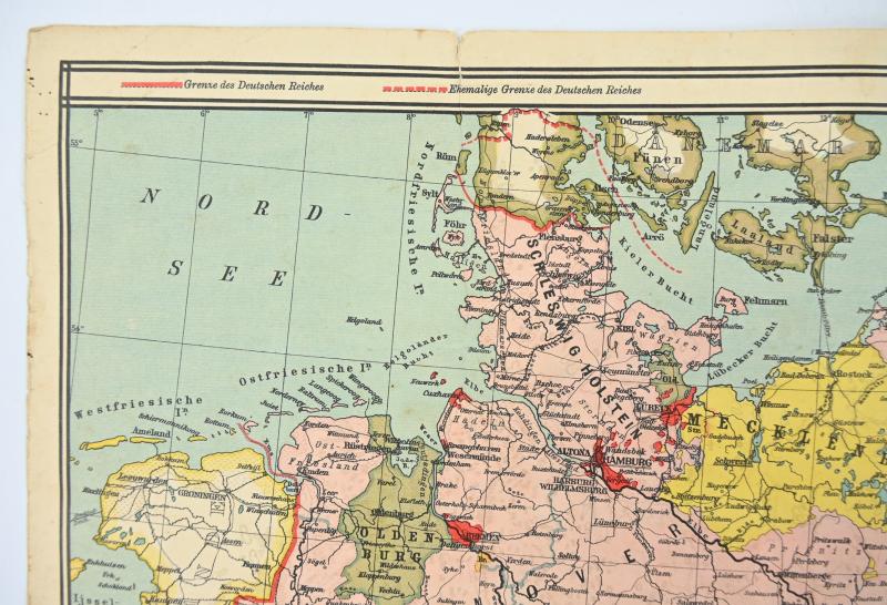 German Third Reich Era Mapcard 'Deutschland'