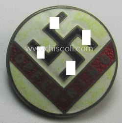 Neatly enamelled, 'N.S.D.A.P.'-related membership-pin- ie. party-badge (aka: 'Opferring...
