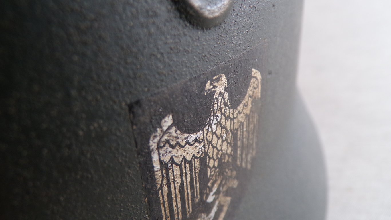 HEER M40 DOUBLE DECAL COMBAT HELMET