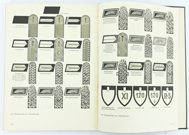 German RAD Book 'Der Arbeitsdienst, ein bildberichtbuch'
