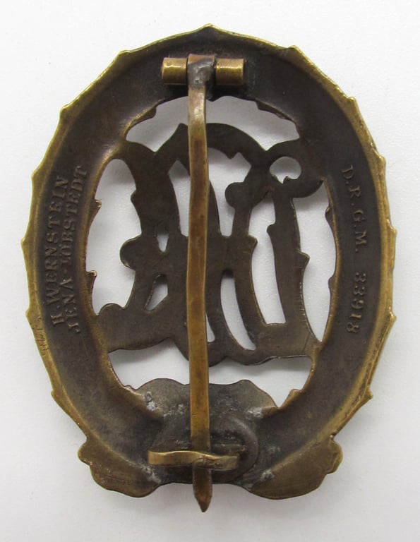 DRL sports badge in bronze – Hermann Werstein, Jena