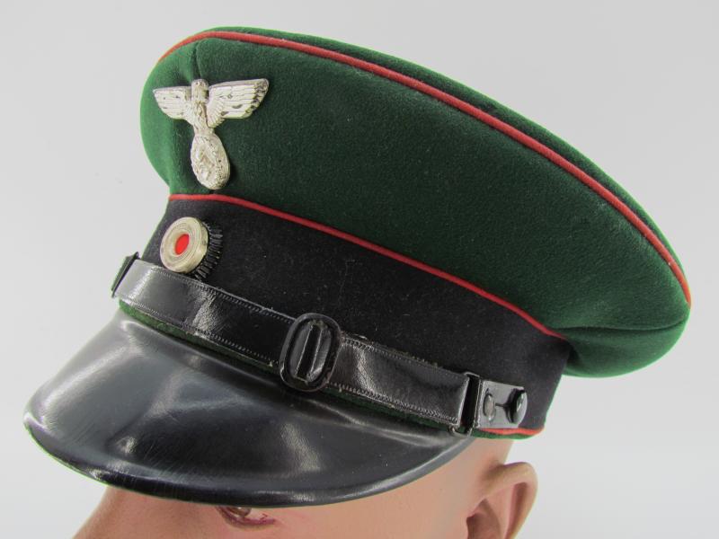 Third Reich Prison Officials Visor Cap