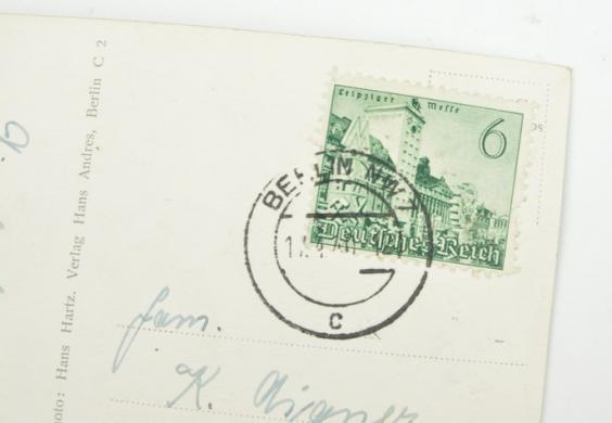 German Postcard 'Berlin bei Nacht'