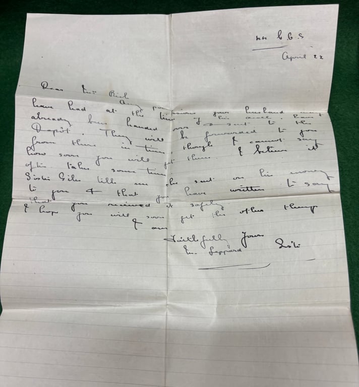 1919 Influenza Casualty Group-Bombardier F Rich