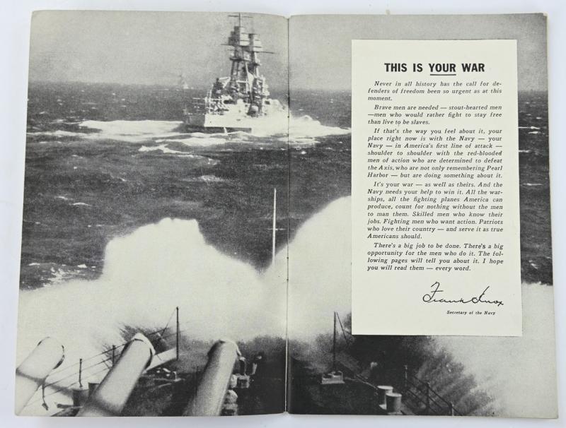 US Navy WW2 Recruitment Booklet