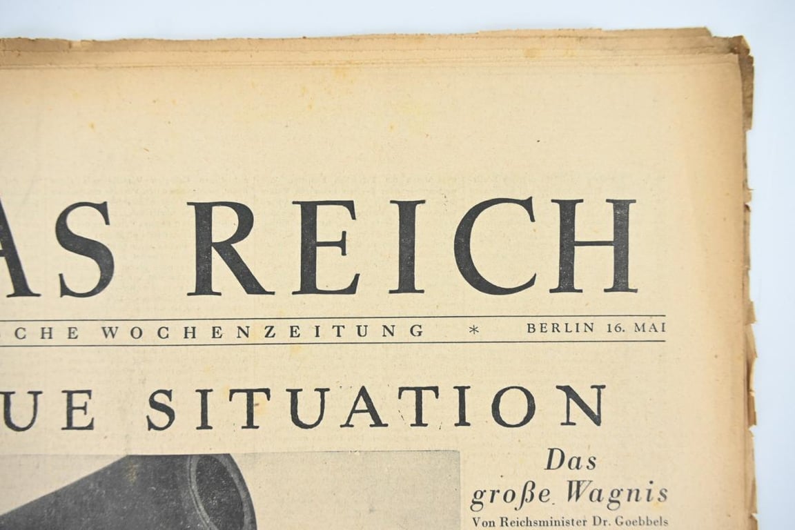 German Newspaper “Das Reich” May 1943