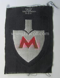 Officers'-pattern, so-called: RAD (ie. 'Reichsarbeitsdienst') sleeve-badge (or: 'Dienststellenabzeichen')...