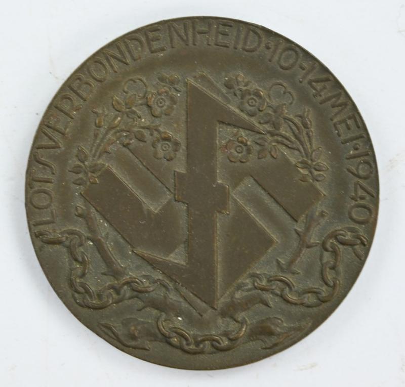 Dutch NSB May 1940 Solidarity Coin with case