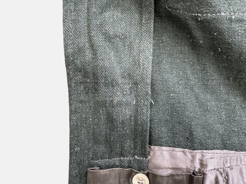 Wehrmacht ( Heer ) ‘Drillich’ (HBT) M43 Field Blouse RB Numbered 1944.