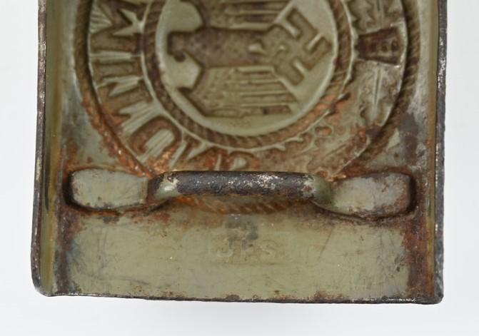 German WH Beltbuckle with Tab 'JFS' 1941