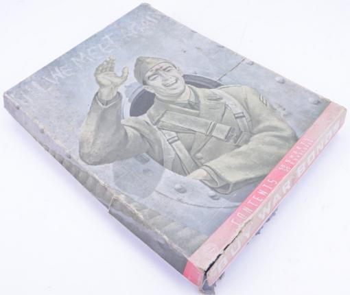 US WW2 Homefront Writing Map 'Till we meet again!'