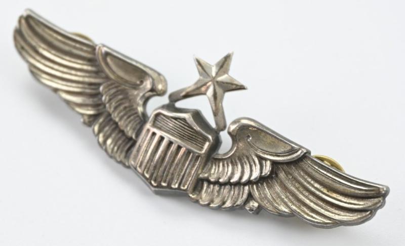 USAAF WW2 Senior Pilot Wings Sterling