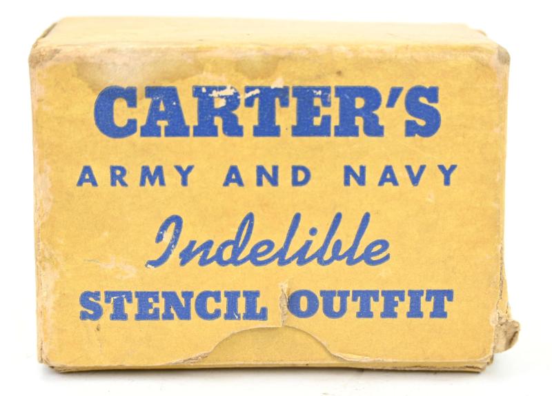 US WW2 Carter's Stencil Outfit