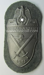 Superb, WH (Heeres ie. Waffen-SS) 'Demjansk'-campaign-shield as executed...