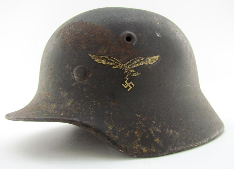 Luftwaffe Q62 M40 SD Helm ( untouched attic find )