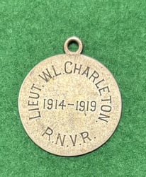 Personal Identity Disc Lieutenant WL Charleton RNVR