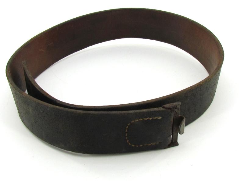 Wehrmacht Aluminum EM/NCO Police Buckle with Belt