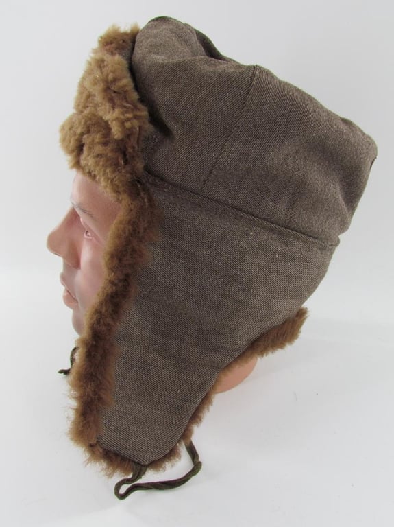 WW2 Bulgarian ( Civillian ) Fur Winter Hat
