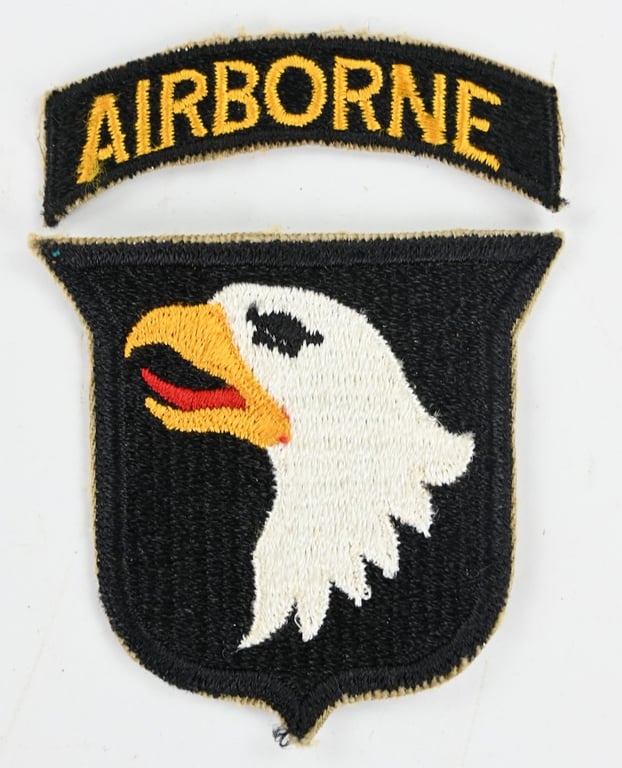US WW2 101st Airborne Division SSI -Type 2