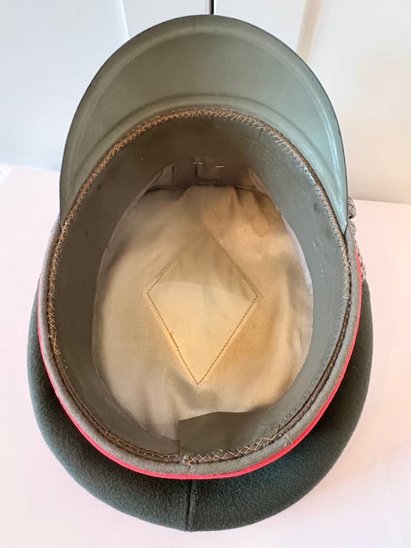 WWII THIRD REICH PANZER OFFICERS VISOR CAP BERLIN GERMANY