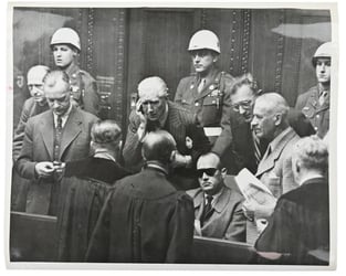 Allied Nuremberg War Trail Press Photo