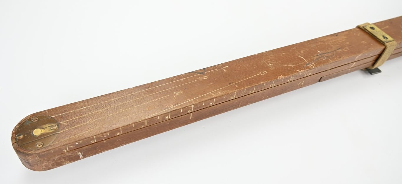 British WW2 Engineering Measurement stick