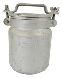 US WW2 Navy Gun Powder Sample Tank