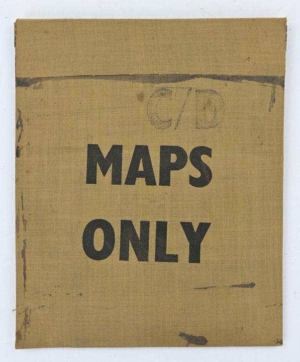 USAAF WW2 Escape Map set with Cover & Compas