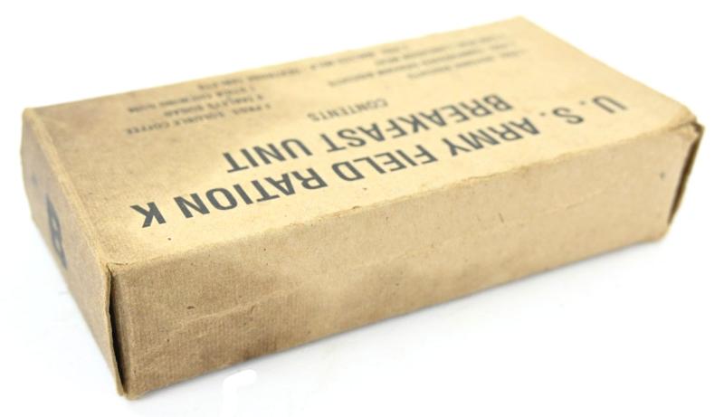 US WW2 Field Ration K Breakfast Unit Package