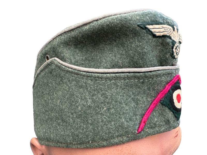Wehrmacht Nebelwerfer Truppen (Smoke Troops) Officers Overseas Cap...Mint!
