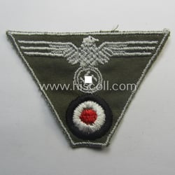 Interesting, later-war-period WH (Heeres) so-called: 'M43-pattern') cap-eagle/cocarde (ie....