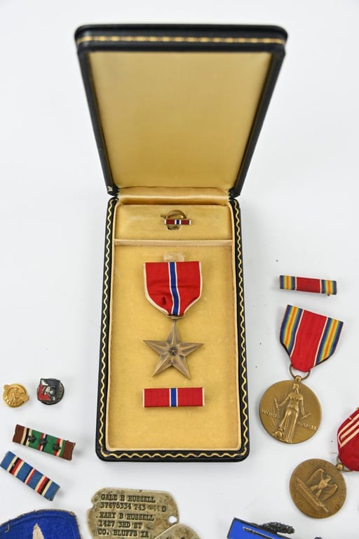 US WW2 Grouping 75th Infantry Division 'Gale H. Russell'