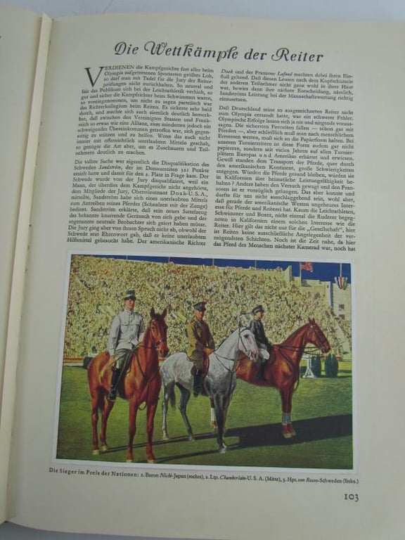 Olympia 1932 Hardbound Book