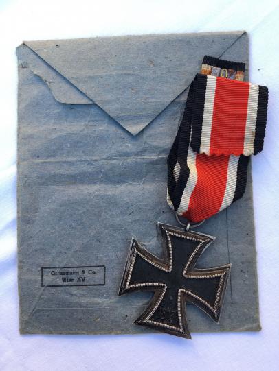 German WW2 Iron Cross with Pouch