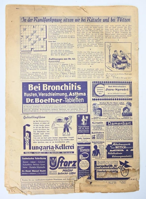 German Third Reich Magazine 'Radio Europa'