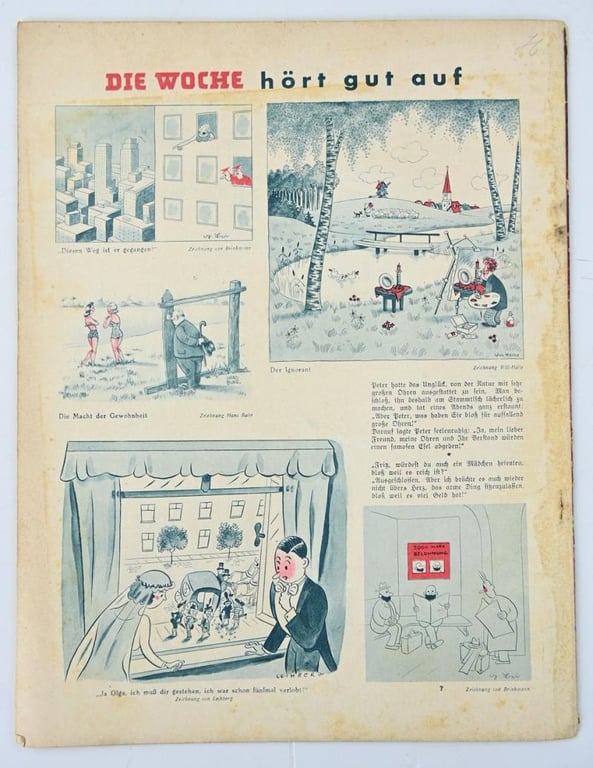 German Third Reich Magazine 'Die Woche' 1940