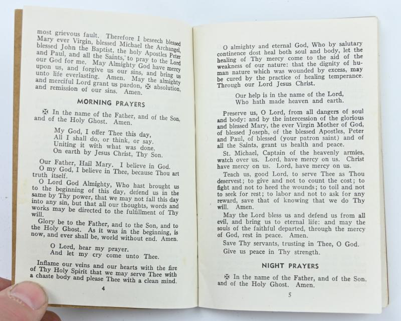 US WW1 Catholic Prayer Book